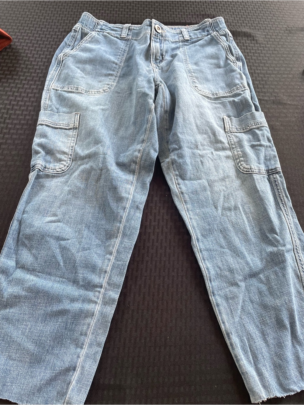 Sonoma Light Blue Relaxed Cargo Jeans